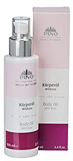 Körperöl Wildrose Pino vegan 100% naturrein mit jojoba entspannend Öl