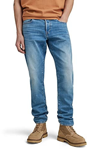 G-STAR 3301 Regular Tapered Jeans, Jeans Uomo, Blu (Worn In Azure 51003-b631-a795), 31W / 32L