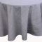 KAMACA Outdoor Tischdecke Gartentischdecke Garden - die perfekte Textile Decke für drinnen und draußen fleckabweisend witterungsbeständig knitterfrei (grau - meliert, Tischdecke 145 cm rund)