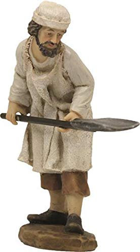 Dekop Bäcker mit Brotschieber, geeignet für 11cm Krippenfiguren (44635099294)