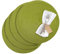 Westmark, Tischset/Platzset, CIRCLE, grün, Set 4tlg, abwischbar, Synthetik, Ø 38 cm, Saleen Edition, 01211095154