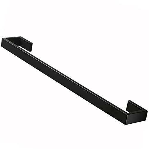 Handtuchstange Handtuchhalter Matt schwarz Badezimmer Handtuchleiste 40 cm 50 cm 60 cm 70 cm 80 cm Einzelhandtuch Racks Badezimmer Handtuchhalter Handtuchhalter Für Badezimmer Edelstahl Wandhalterung