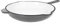 Echtwerk Sartén de hierro colado con revestimiento esmaltado Sartén de hierro colado con dos asas y pico, apta para horno, barbacoa, asador e inducción Crema Ø 26,5 cm Gris