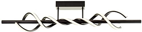 Brilliant Amalie LED Deckenleuchte 95cm schwarz, Metall/Kunststoff, 1x LED integriert, 20 W, (Lichtstrom: 2600lm, Lichtfarbe: 3000K)