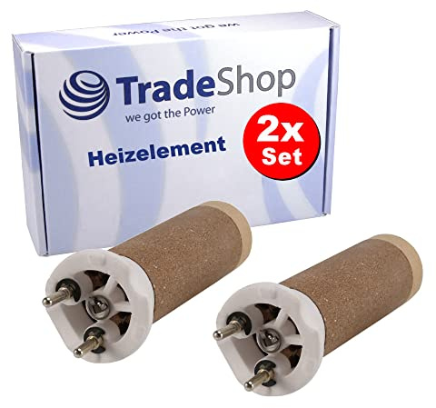 2x Trade-Shop Heizelement kompatibel mit Leister Triac AT, Triac ST, Triac BT ersetzt 103.596 / Heißluftföhn Heißluftgebläse Heißluftschweißgerät