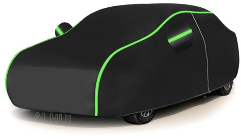 AI HUI Autoabdeckung Wasserdich Abdeckplane Auto für Toyota Yaris Cross, Preis-Leistungs-Sieger* Autoabdeckung Winter Vollgarage Auto Abdeckplane, Autogarage Abdeckung, 100% Oxford-Stoff