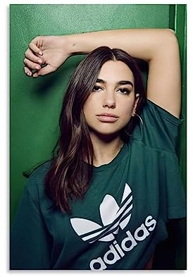Dua Lipa (17) Leinwand-Poster, dekoratives Gemälde, Leinwand-Wandposter und Kunstdruck, modernes Familienschlafzimmer-Dekor-Poster, 50 x 75 cm
