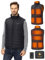 Sevdiea Gilet Chauffant Homme avec 16000mAh 7,4V Batterie Incluse, Veste Chauffante Homme avec 9 Zones de Chauffage, Gilet Chauffant Electrique pour Moto-2XL