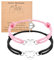 VU100 Paare Geschenke Paare Armbänder Geschenke für Sie und Ihn Passende Liebe Magnetische Puzzle Armband Weihnachten Valentinstag Jahrestag Geburtstag für Freund Freundin Ehefrau Ehemann