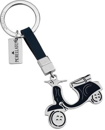 Morellato Portachiavi da Uomo in Acciaio, Vespa, Collezione Corsa - SU8301