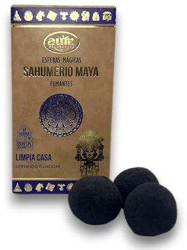 Bombitas Defumación Maya Limpia Casa AUM FRAGANCES - Esferas Mágicas Sahumerio Maya 8 bombitas Incienso Limpiando tu hogar - HOSTENATURA
