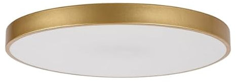 Rabalux 71038 LED Deckenleuchte TESIA Metall gold Kunststoff weiß 40W 3000K-6000K H:5cm Ø60cm dimmbar mit Fernbedienung
