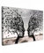 MuchoWow© Leinwand 90x60 cm Deko Schlafzimmer Aesthetic Leinwandbilder Wohnzimmer Gemälde Foto Geschenk Living Room Decoration Strand - Meer - Menschen - Baum - Modern - Kunst - Lebensbaum