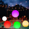 Pelota De Playa Gigante, Pelota De Playa Inflable Luminosa LED, Pelota Luminosa, Pelota Inflable Gigante, 16 Colores, Pelota LED con Control Remoto, Pelota Iluminada, para Piscina, Patio, Jardín
