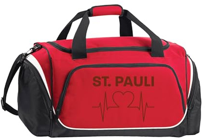multifanshop Sporttasche - St. Pauli - Herzschlag
