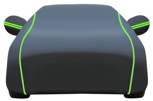 Gaoxianglin Autoabdeckung Vollgarage für 𝖮𝗉𝖾𝗅 Tigra Twintop 2004-2009, Autoschutzhülle mit Reflexstreifen Outdoor Thin Auto Abdeckplane Winter Auto Abdeckplane Staub