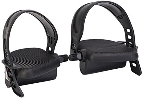 ifundom Ersatzpedale Für Heimtrainer Rutschfesten Verstellbaren Gummi-Riemen Kompatibel Mit Fitnessbike Mountainbike Und Straßenrad Robustes Fahrrad-zubehör Für Komfortables Training