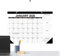 Doiyislem Wall Calendar 2026 | 18-month 2026-2027 Calendar | Yearly Planner for Offices Birthday Pared Home Colleagues Travel Family Desk Refrigerator Wedding Party Fridge