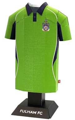Fulham FC 25/26 Away Metal Football Shirt - Officially Licensed Miniature Alloy Replica Jersey Collectible Display Gift - Personalise Customisable Name & Number Decals