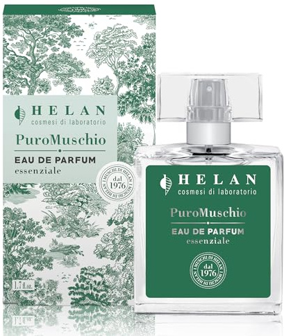 Helan Puro Muschio - Women's Musky, Floral, and Woody Perfume with Spicy Saffron and Citrus Lemon Notes, Fresh and Sensual Eau de Parfum