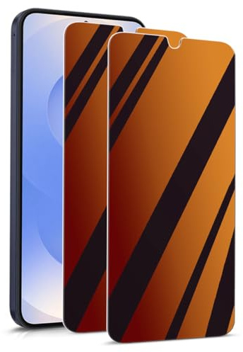 KARYLAX - 2 Pièces Protection d'écran de confidentialité (Orange), Film Protecteur Anti-Espion Effet Miroir Privaty Anti lumière bleue Compatible pour Smartphone ASUS ZenFone 12 Ultra