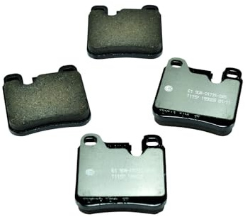 HELLA PAGID 8DB 355 008-491 Bremsbelagsatz - T1157 - Dicke/Stärke: 14.5mm - Bremssystem: Teves - für Verschleißwarnanzeiger vorbereitet - für u.a. PORSCHE