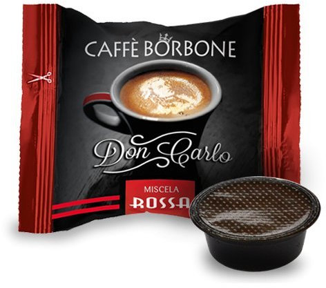 Caffè Borbone Dosettes de café compatibles A Modo Mio, mélange noir, rouge, bleu, or ou décaféiné, 50, 100, 200, 300, 400, 500 pièces 300 Miscela rossa