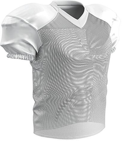 Champro Fußballtrikot, Polyester, Weiß, Kurzarm, V-Ausschnitt, Extra Large, Herren, Erwachsene Männer