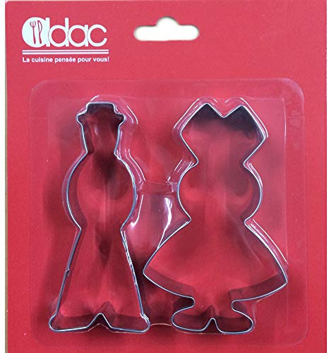 ADAC Emporte-pièce Couple Alsacien 6 x 9.5 cm / 4.2 x 9.5 cm