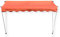 GRASEKAMP Qualität seit 1972 Klemmmarkise Ontario 255x130cm Orange Balkonmarkise höhenverstellbar von 200cm-320cm