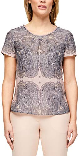 s.Oliver BLACK LABEL Damen 150.10.004.10.100.2014423 Bluse, 42A1 Paisley Print, 38