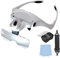LED-Brille mit Lupe. 5 austauschbare Dioptrien