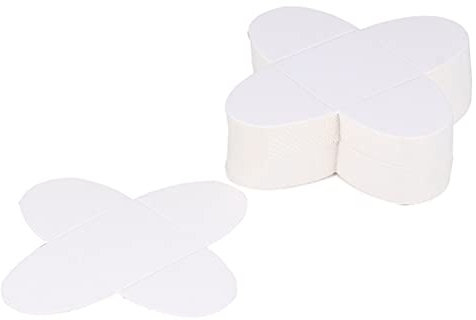 Lot de 200 caissettes carrées en Papier Kraft pour de truffes, truffes, gâteaux, Desserts, Blanc