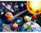 Bodhi2000 Lernspielzeug, 1000 Stück, neun Planeten, Puzzle, Lernspielzeug, Geschenke für Erwachsene, Kinder, Familienspiel, Geschenk für Kinder