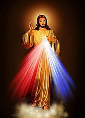 Wooden Jigsaw Puzzle 1000 Teile, Jesus Christus Jigsaw Puzzle Legespiel Dekompression Tragbarer Puzzle Board Für Familie Freunde Erwachsene