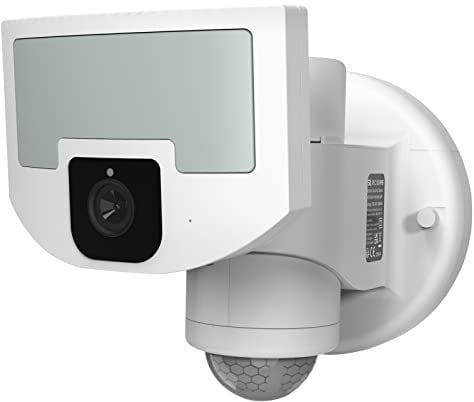 Security Light Outdoor Motion Sensor, WiFi Camera with App Control, Colour Night Vision, PIR Sensor, 1700 Lumen LED Floodlight, IP65 Weatherproof, 210° Field of Vision Motorised Motion Sensor