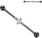 AROWRO Industrial Barbell Chirurgenstahl 14G Industrial Piercing Industrial Ohrringe Würfel Zirkon Knorpel Piercing Schmuck 1 1/2 Zoll 38mm Industrial Barbell Schwarz