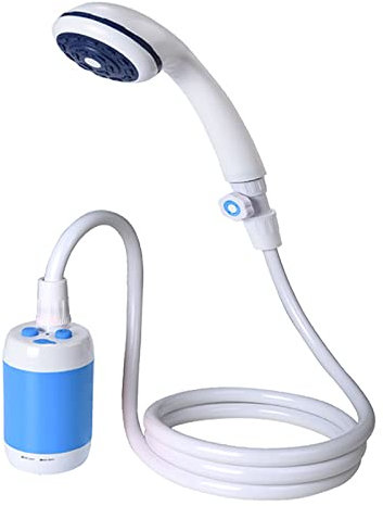 THREMA Douche de Camping Rechargeable, Douche extérieure portative intégrée de 5000 mAh, Douche électrique de Camping, pour Le Lavage de la Voiture de vélo, Le Nettoyage des Plantes, l'arrosage