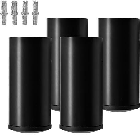 Skuehod 5 Inch Metal Bed Legs Replacement for Electric Adjustable Bed Base Frame Set of 4