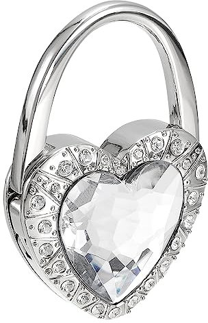 sourcing map Foldable Purse Hook, 2.76x1.77(LxW) Metal Portable Handbag Hanger Holder for Table Bag Storage Folding Decoration, White