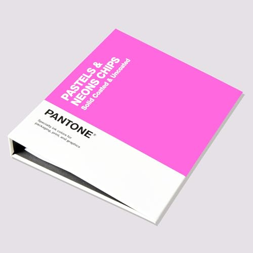 Pantone Pastell- und Neon-Chips, beschichtet und unbeschichtet mit Pastellfarben und Neonfarben, GB1504C