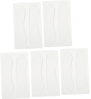 Healvian 10stücke Fersenaufkleber Rutschfest Atmungsaktiv Transparent Für Hochhackige Schuhe Polster Schützende Dicke Rutsch Fersenpolster