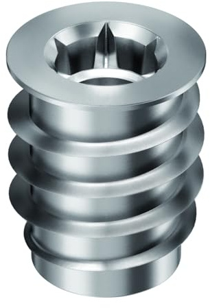 RAMPA Gewindemuffe Typ SKD30, M4 x 10 mm, Stahl verzinkt, 50 Stück