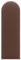 DecoNest Wandkissen, Wandpolsterung, Wanddekoration, ovales Bettkopfteil, 3D-gepolstertes Wandpaneel 20 x 60 cm Rosa