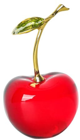 Obst Kirsche Statue Tisch Mittelpunkt Schreibtisch Dekor Rote Kirsche Skulptur für Schlafzimmer
