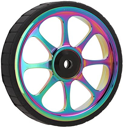 Aluminiumlegierung Gummireifen Easy Wheel 82mm Lager für 3sixty Faltradfahren (COLORFUL)