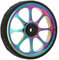 Aluminiumlegierung Gummireifen Easy Wheel 82mm Lager für 3sixty Faltradfahren (COLORFUL)