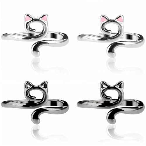 YUXIANLB Häkelring Für Finger Metall Offene Garnführung Häkelringe Verstellbar Geflochten Schnelleres Stricken Fingerhut Zubehör Für Häkeln Mutter Oma Geschenke