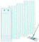 GFRED 4er Set Wischmopp Bezug Ersatzkopf Mikrofaser Kompatibel Mit Leifheit Profi XL Micro Duo / Profi XL Cotton Plus Alle Bodenwischer-Stiele Bodenwischer Ersatzbezug