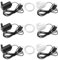 Editbar 6 Stück USB Mini Tauchpumpe - 3 × Schwarze Horizontale & 3 × Weiße Vertikale & 3m Schlauch, DC 3-5V Aquarium Wasserpumpe, USB Pumpe für Brunnen, Aquarien, Zimmerbrunnen & DIY-Projekte
